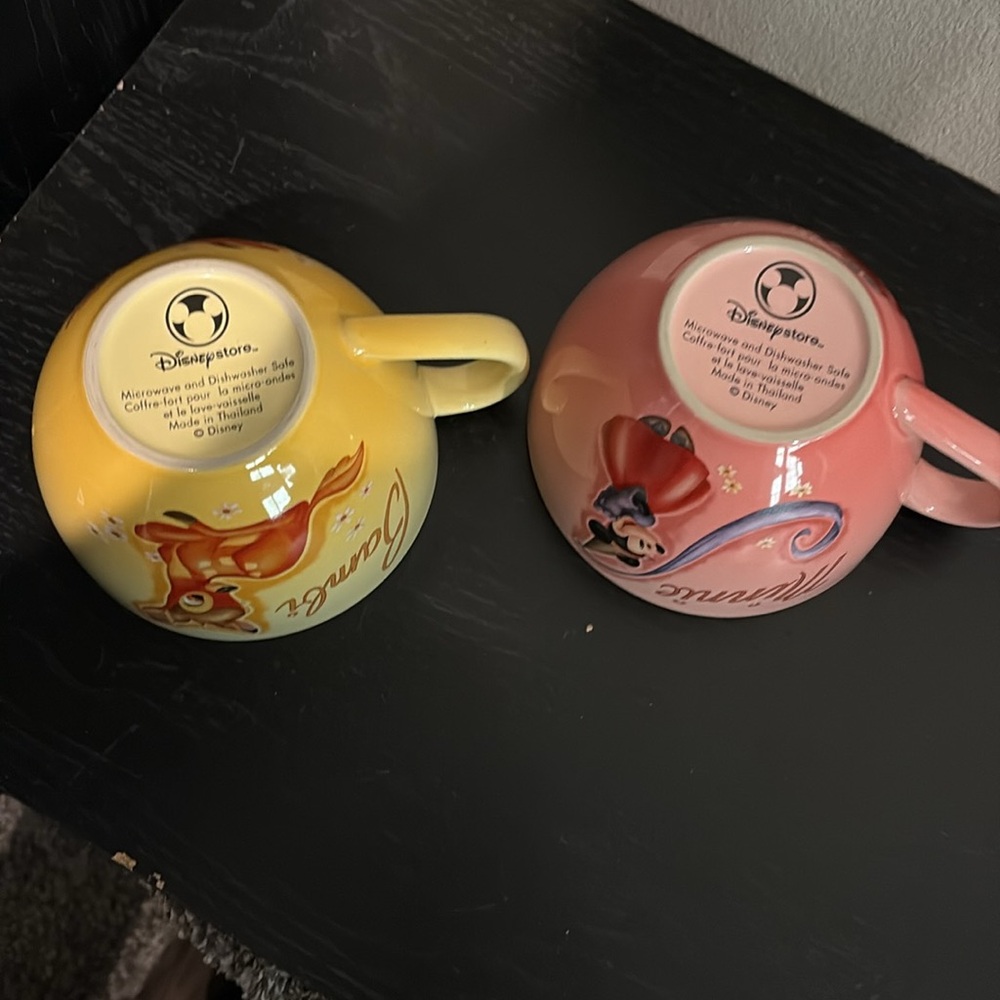 Vintage set of 2 Disney large mugs.  Bambi and Minnie. - Picture 5 of 6